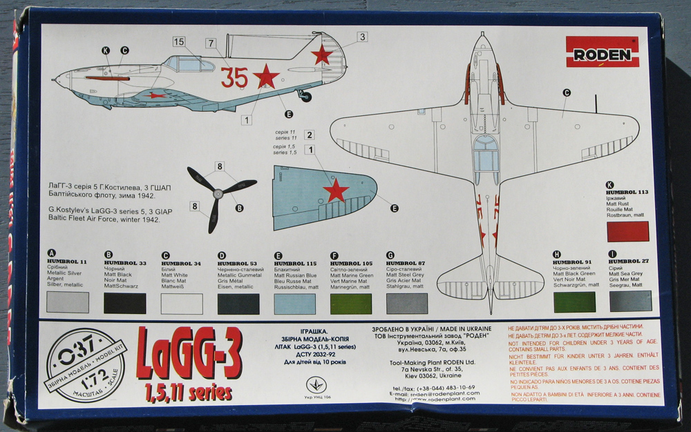 Lavochkin-Gorbunov-Gudkov LaGG-3 | Hangar 47